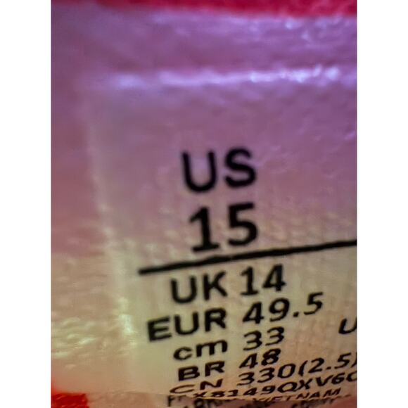 NWOB Nike LeBron 19 Fast Food Basketball Sneakers Dutch Blue/Pomegranate US 15 - Picture 8 of 8